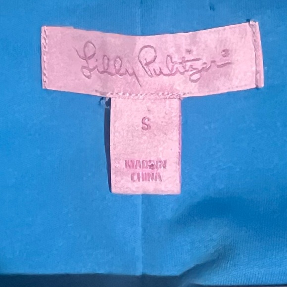 Lilly Pulitzer Sharrie Caftan Maxi Dress Ariel Blue King Street Lace Small - Picture 4 of 14